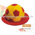 Red and Yellow Color Football Shape Party Hat